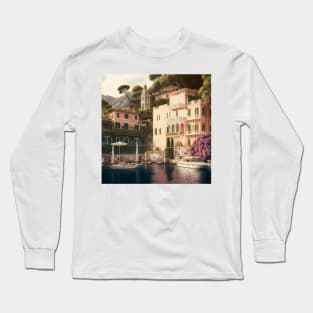 Portofino on the Ligurian Sea II Long Sleeve T-Shirt